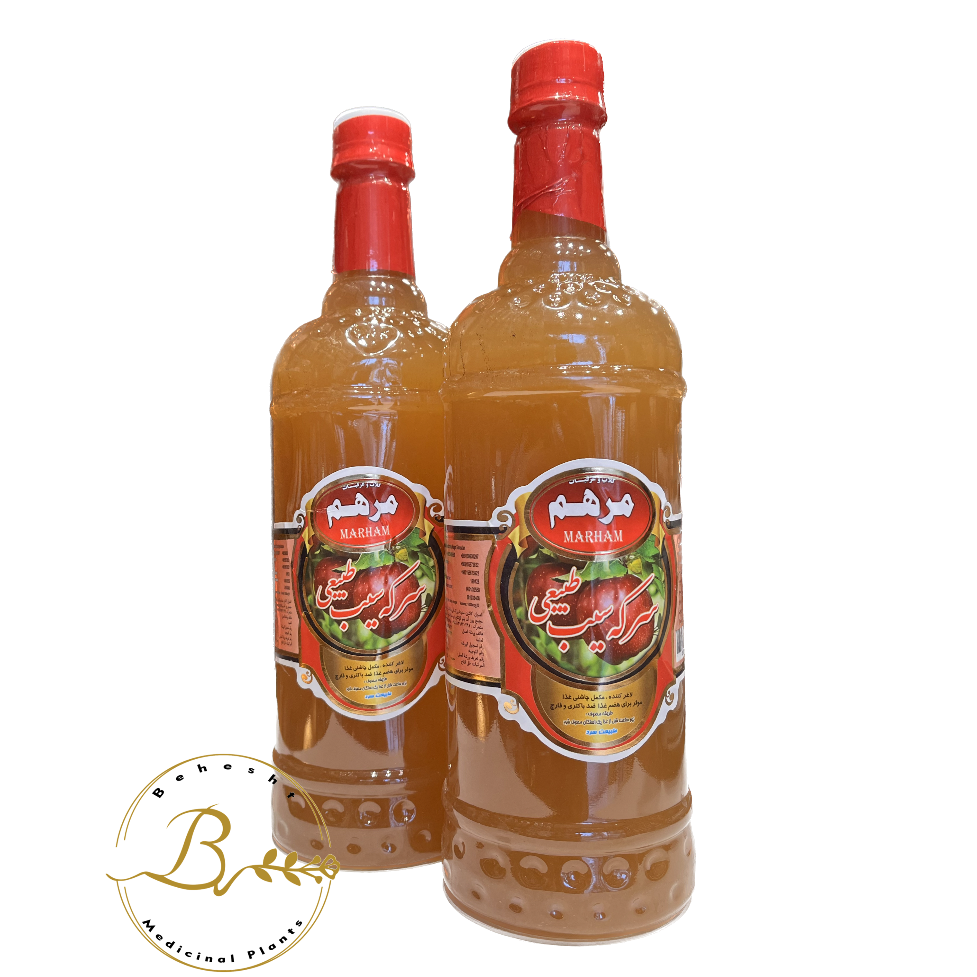سرکه سیب طبیعی یک لیتری مرهم نوش
